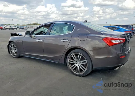 2015 Maserati Ghibli S z USA, uszkodzony, nr VIN ZAM57RTA3F1143291
